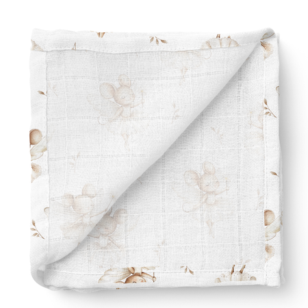 Bocioland Pieluszka Bambusowa 40x40cm Myszki