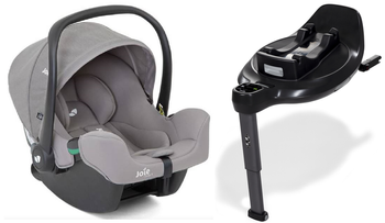 Joie I-Snug 2 Fotelik Samochodowy 0-13 kg Grey Flannel + Joie I-Base Encore Baza Obrotowa