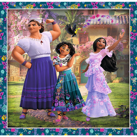 Trefl Puzzle 3w1 Bohaterowie Magicznego Encanto