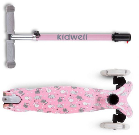 Kidwell Uno Hulajnoga Balansowa Trójkołowa Cats