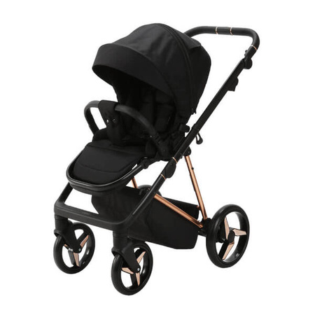 Adamex Quantum Special Edition Wózek Głęboko-Spacerowy 2w1 Czarny TK-619-SE