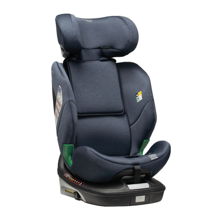 Mast Swiss Design M.Rox Obrotowy Fotelik Samochodowy Blueberry