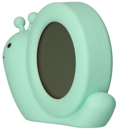 ALECTO Simon - trener snu 2w1: lampka nocna i budzik | miętowy ślimak