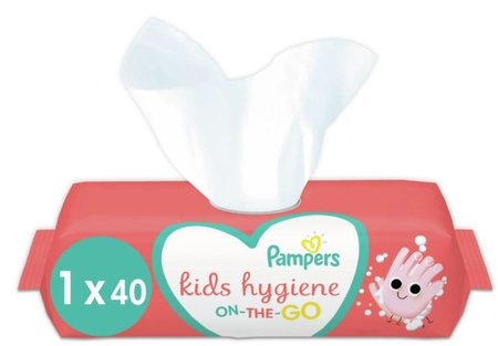 Pampers On The Go Chusteczki Nawilżane 12x40 szt