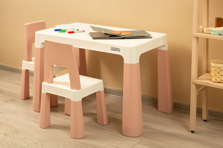 Toyz Monti Stolik Dziecięcy z Krzesłami Pink