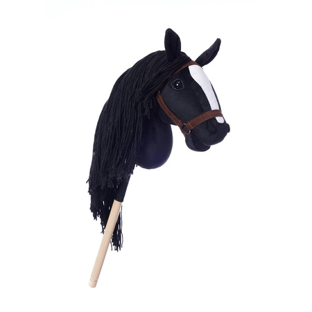 Hoppihorse Koń na Kiju Hobby Horse A3 Czarny 66cm