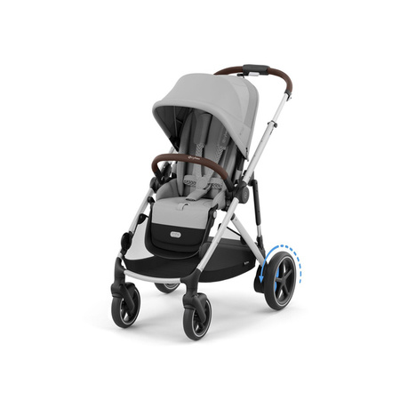 Cybex E-Gazelle S Wspomagany Wózek Głęboko- Spacerowy + Cybex Cloud G I - Size Fotelik Samochodowy