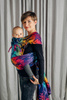 LennyLamb Nosidełko Dla Dzieci Wrap-Tai Mini, Bawełna, Splot Żakardowy, Z Kapturkiem - Park Jurajski - Nowa Era