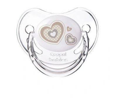 Canpol Babies Smoczek Uspokajający Silikonowy Anatomiczny Powyżej 18 M-cy Newborn Baby Beżowy