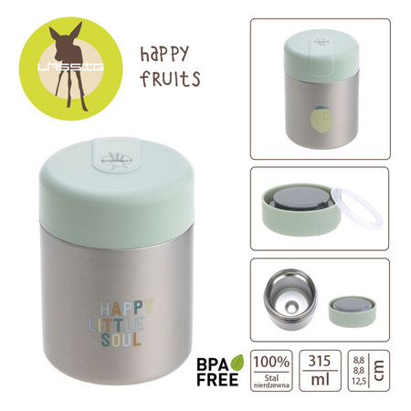 Lassig Pojemnik - termos obiadowy 315 ml Happy Fruits Lemon
