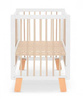 Kinderkraft Lunky XL Łóżeczko Drewniane Barierka White