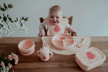 Sassi Sztućce silikonowe dla dzieci Ośmiornica