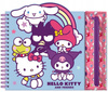 Kids Euroswan Zestaw kreatywny piórnik kredki naklejki - Hello Kitty