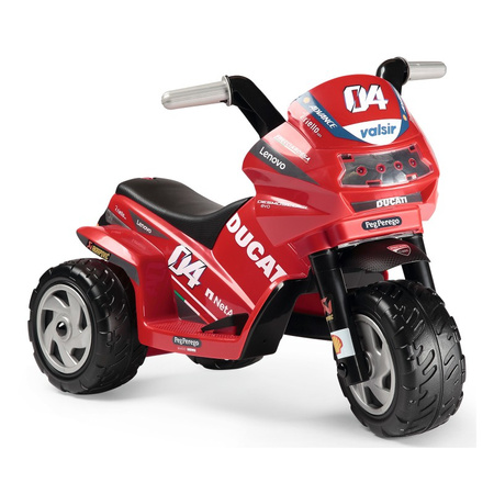 PegPerego Mini Ducati Evo Motor Trójkołowy Od 1 Roku na Akumulator 6V