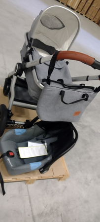 [OUTLET]  Kinderkraft Veo Wózek Wielofunkcyjny 3w1 Grey