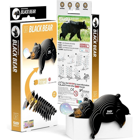 Eugy Eko 3D Układanka Niedźwiedź Brunatny