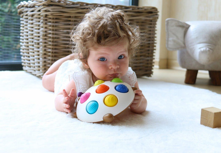 Bo Jungle Jeżyk Eddy zabawka sensoryczna dla niemowląt 6 mc