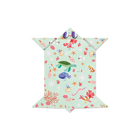 Janod Zestaw kreatywny do tworzenia origami Magiczny ocean 7+