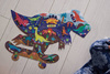 Mudpuppy Puzzle konturowe Jurajski Skatepark 75 elementów 5+