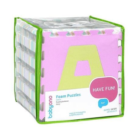 281/01 Puzzle piankowe alfabet 26szt