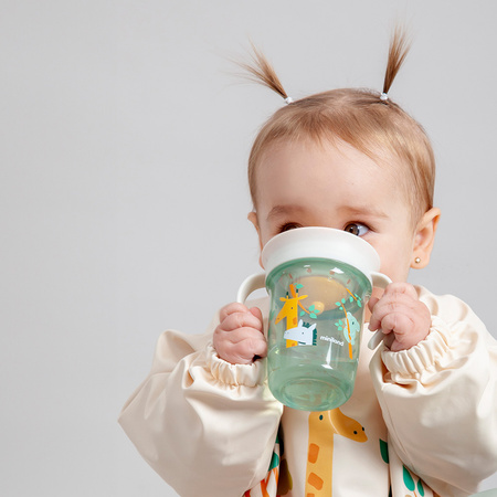 Miniland Kubek Z Silikonowym Ustnikiem Dżungla - 260ml