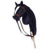 Hoppihorse Koń na Kiju Hobby Horse A3 Czarny 66cm