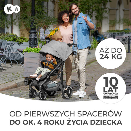 Kinderkraft Trig 2 Wózek Spacerowy do 22kg Grey