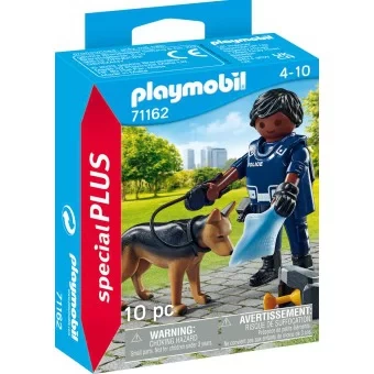 Playmobil - Policjant z Psem Tropiącym
