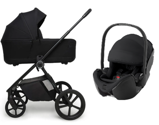 Muuvo One Wózek Głęboko-Spacerowy + Britax Romer Baby-Safe Pro Fotelik Samochodowy 