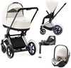 Cybex e-Priam 4.0 Wózek Głęboko-Spacerowy + Britax Romer Baby-Safe Pro Fotelik Samochodowy 0-13kg + Baza