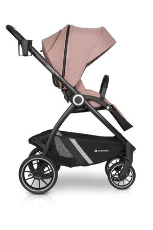 Euro-Cart Crox Pro - Wózek Głęboko-Spacerowy 2w1 Rose