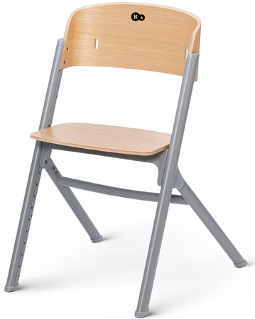 Kinderkraft Livy Krzesełko Do Karmienia + Calmee Bujaczek Brązowy Oak