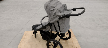 [OUTLET] Kinderkraft Helsi Wózek Biegowy Trójkołowy Dust Grey