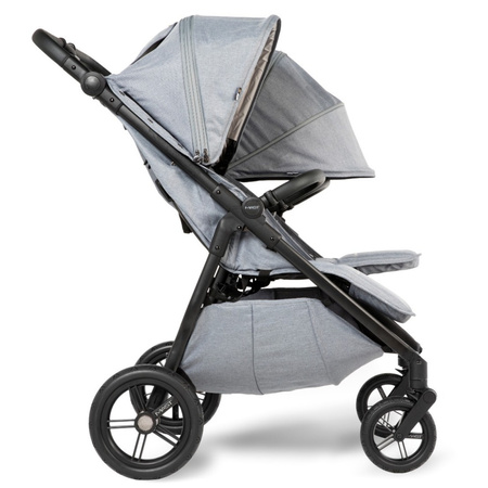 Mast M.Twin x Wózek Bliźniaczy Mast Swiss Design Koła Light Glacier Lake