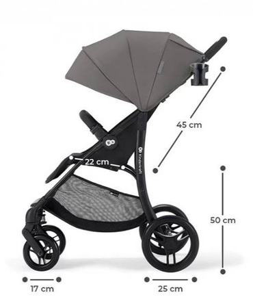 Kinderkraft Askoy Wózek Spacerowy Dhalia Pink