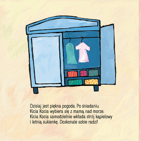 Media Rodzina Książeczka Kicia Kocia na Plaży