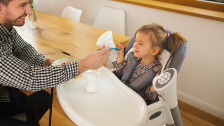 Lionelo Niles Krzesełko Do Karmienia Grey