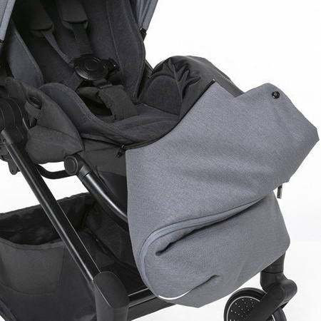 Espiro Galaxy Wózek Głęboko-Spacerowy + Gondola Una + Adaptery Zestaw 2w1 07 Gray Center + Graphite Street