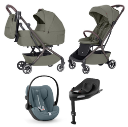 Carrello Magia CRL-6555 Wózek Głęboko-Spacerowy 2w1 + Cybex Cloud G I - Size Fotelik Samochodowy + Baza G