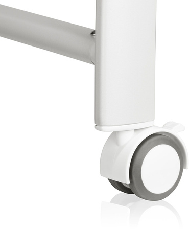 Lionelo Coral - łóżeczko, kołyska 2w1 z funkcją wagi | White