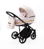 Adamex Rimini Wózek Głęboko-Spacerowy 2w1 RI-101-TIP + Cybex Aton B2 i-Size Fotelik 0-13kg + Baza + Adaptery