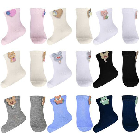 Mod.55 B 2211 SKARPETY DZ. Z APLIKACJĄ 7/12 1 szt