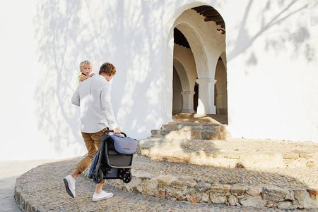 [OUTLET] Easywalker Jackey Kompaktowy Wózek Spacerowy z Torbą Transportową Platinum Editon