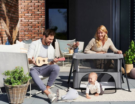 Kinderkraft Movi Łóżeczko Turystyczne  Grey