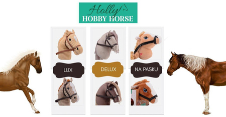 Holly Hobby Horse koń DELUXE na kiju 80cm braun