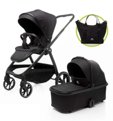 4Baby Foster Wózek Głęboko-Spacerowy Black
