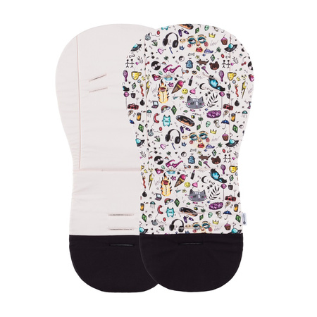 Petite&Mars Street2 Air Wózek Spacerowy Black Limited 100 Tattoo Complete