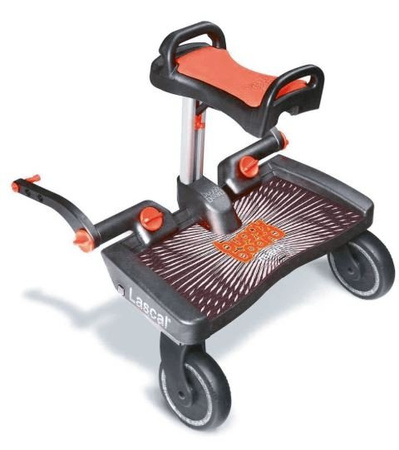 Lascal  Zestaw BuggyBoard MAXI+ Dostawka Do Wózka Czarny/Czerwony