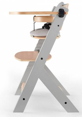 Kinderkraft Enock Krzesełko Do Karmienia Z Poduszką Szare