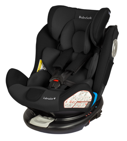 BabySafe Labrador Fotel Samochodowy 0-36kg  Black